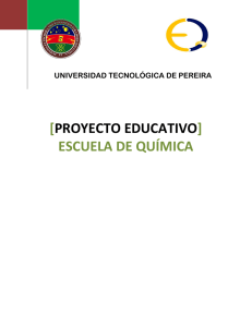 proyecto educativo - Universidad Tecnológica de Pereira