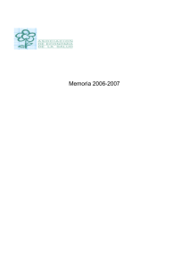 Memoria 2006-2007 - Asociación de Economía de la Salud