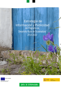 Estrategia de Información y Publicidad del Programa de Desarrollo