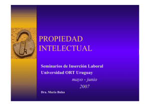 propiedad intelectual - Universidad ORT Uruguay