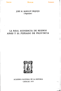 La Real Audiencia de Buenos Aires y el juzgado de provincia