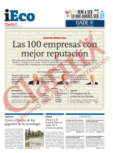 Especial Diario Clarin Merco Empresas y Líderes 2015