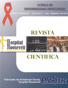 Julio – Septiembre - Clinica Enfermedades Infecciosas