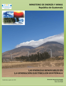 MINISTERIO DE ENERGÍA Y MINAS República de Guatemala LAS