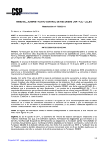 TRIBUNAL ADMINISTRATIVO CENTRAL DE RECURSOS