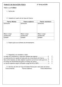 TRABAJO DE EDUCACIÓN FÍSICA 2ª EVALUACIÓN TEMA 6: LA