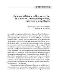 Opinión pública y política exterior en América Latina