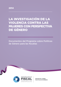 la investigación de la violencia contra las mujeres