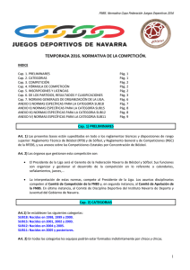 temporada 2006 – 2007 - Federación Navarra de Beisbol y Softbol