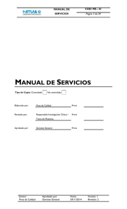 manual de servicios