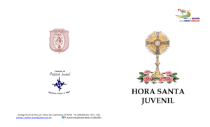 HORA SANTA JUVENIL