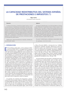 la capacidad redistributiva del sistema español de