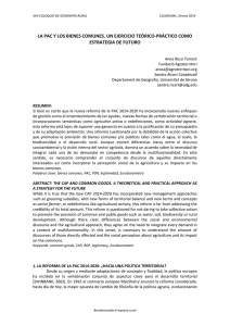 la pac y los bienes comunes. un ejercicio teórico