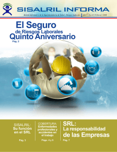 Boletín No.14 - Superintendencia de Salud y Riesgos Laborales.