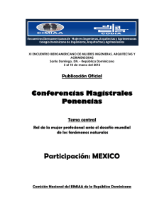Participación: MEXICO - Meteorología, Clima y Desastres