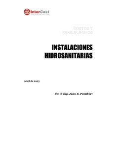 INSTALACIONES HIDROSANITARIAS - Varela