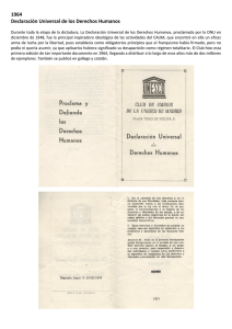 1964 Declaración Universal de los Derechos Humanos