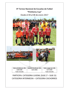 4º Torneo Nacional de Escuelas de Futbol “Pichilemu Cup” Desde