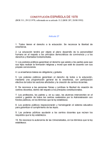 Artículo 27 - Parlamento de Cantabria