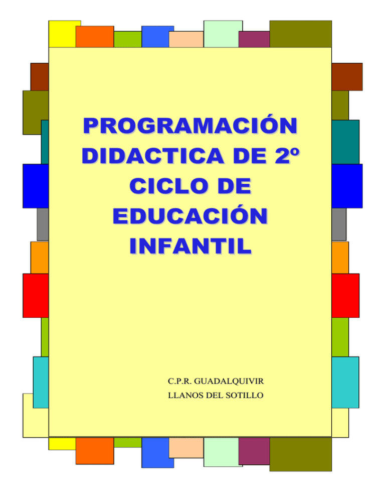 PROGRAMACION DIDACTICA INFANTIL 2º Ciclo