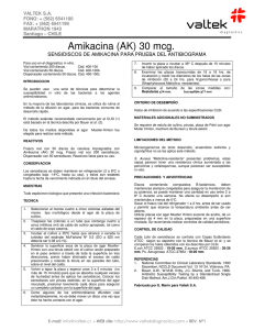 Amikacina (AK) 30 mcg.