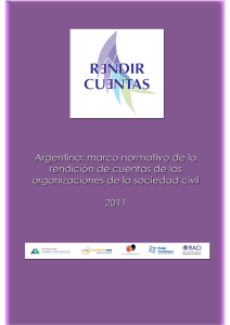 Rendición pública de cuentas de las OSC en la Argentina