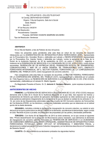 STS 407/2015 de 3/2 - Ministerio de Empleo y Seguridad Social