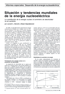 Informes especiales: Desarrollo de la energía nucleoeléctrica