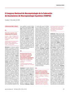 II Congreso Nacional de Neuropsicología de la Federación de