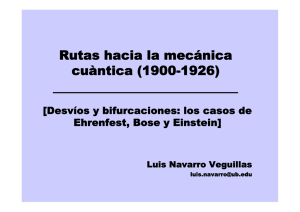 Rutas hacia la mecánica cuántica (1900