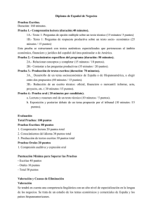 Diploma de Español de los Negocios
