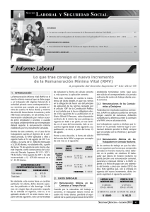 Informe Laboral.indd - Revista Asesor Empresarial