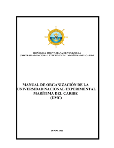 Manual de Organización y la Estructura Organizativa de la UMC