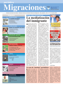 periódico Nº 18 en PDF - Dirección Nacional de Migraciones