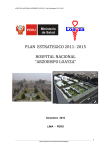 2011 - 2015 - Hospital Nacional Arzobispo Loayza