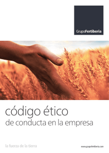 código ético - Grupo Fertiberia