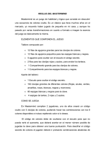 reglas del mastermind - Gobierno de Canarias