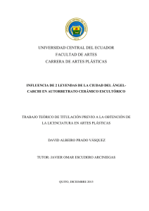 universidad central del ecuador facultad de artes carrera de artes