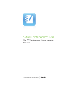 SMART Notebook 10.8 | Mac OS X software de sistema operativo