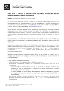 Bases de la subasta - Agencia Pública de Puertos de Andalucía