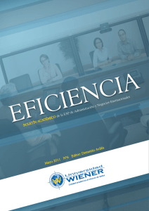 Boletín Académico "EFICIENCIA" N° 6