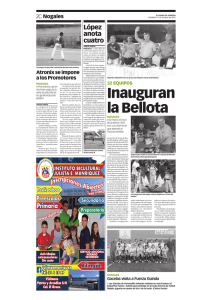 Inauguran la Bellota - El Diario de Sonora