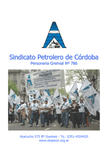 anexo i - Sindicato Petrolero de Córdoba