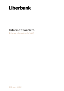 Información Financiera Primer Trimestre 2015
