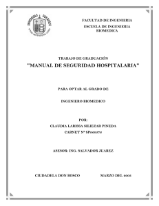 "MANUAL DE SEGURIDAD HOSPITALARIA"