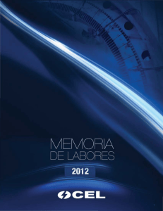 Año 2012 - Comisión Ejecutiva Hidroeléctrica del Río Lempa