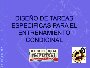 Diapositiva 1 - Treino Futsal