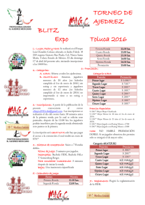 TORNEO DE AJEDREZ BLITZ Expo Toluca 2016