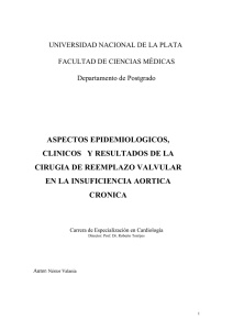 aspectos epidemiologicos, clinicos y resultados de la cirugia de