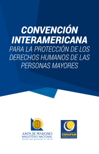 Convención Interamericana para la protección de los derechos